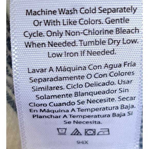 Time & Tru 2XL  Striped Spaghetti Strap Maxi Dress Beach Cottagecore Embroidered - Picture 8 of 8